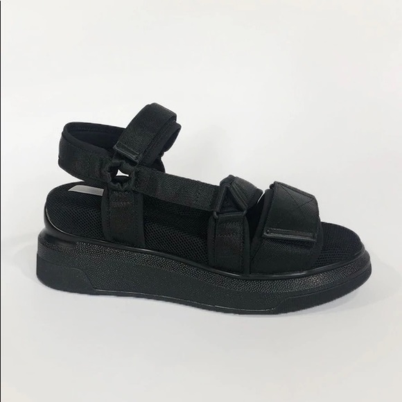 Shoes - Suzanne Rae Padded Velcro Sandal vegan